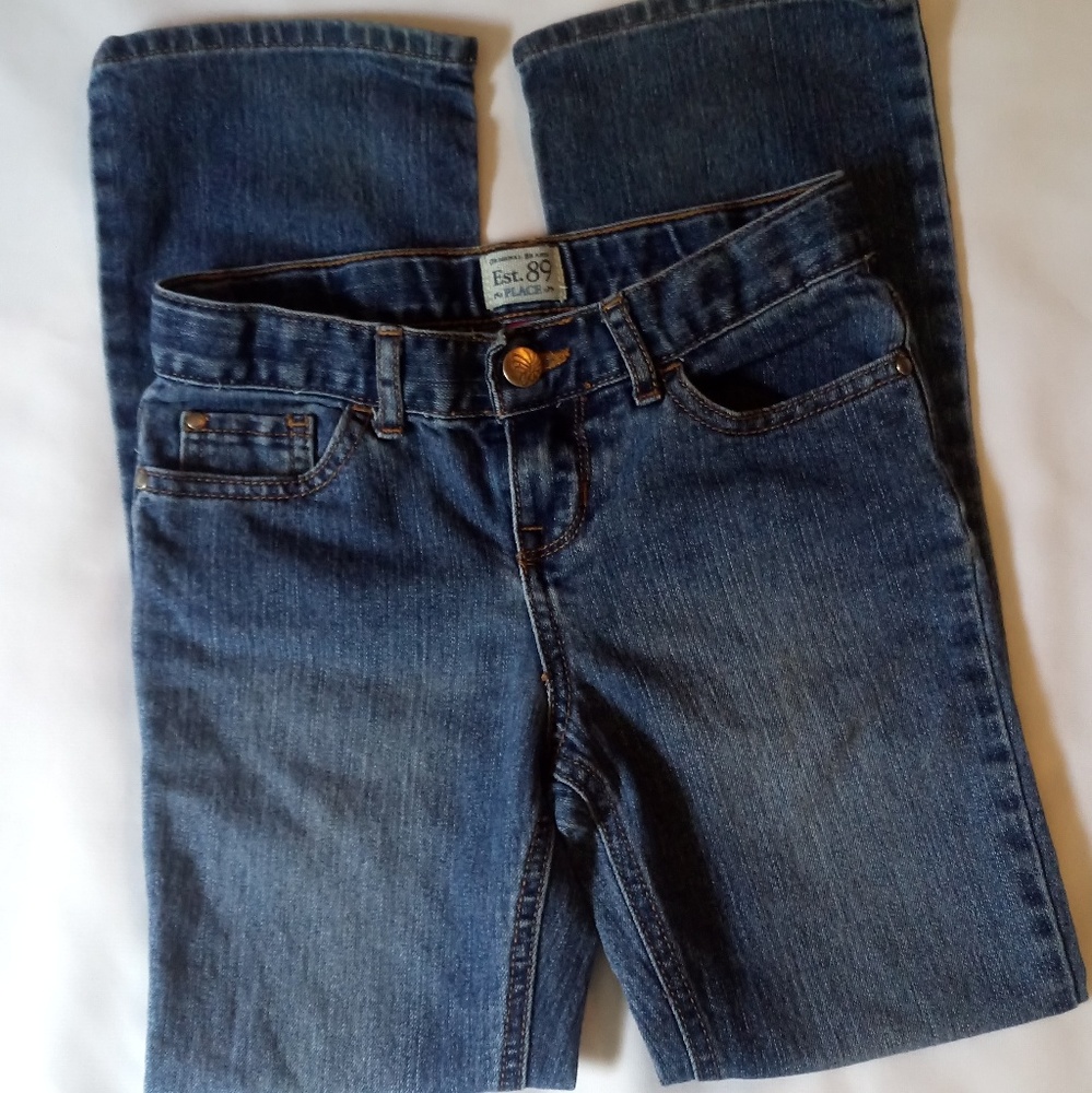 Girls Boot Cut Stretch Jeans